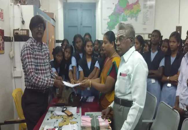 THIRUVANNAMALAI TASMAC SHOP SCHOOL STUDENTS PETITION FILE TO TAHSILDAR 